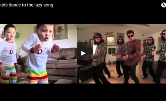 【ダンス】30万人がキュンとした！ブルーノ・マーズのLazy SongのPVを真似る幼児が可愛すぎる件♪