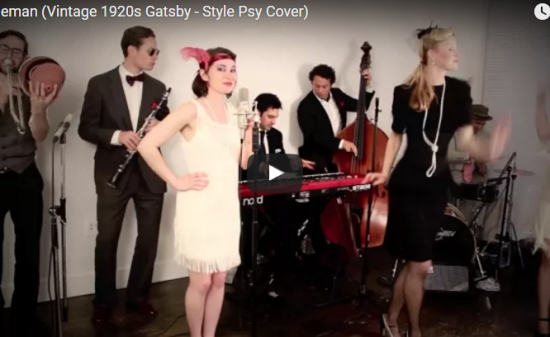 【歌】520万回再生！世界で大ヒットしたPSYの曲「GENTLEMAN」を1920年代風にしてみた！