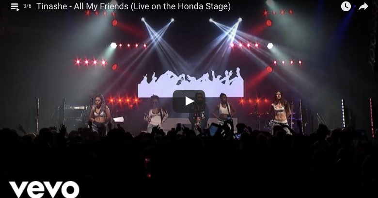 【歌】ティナーシェのAll My Friendsのライブ動画がクールに聞かせてくれるR&Bに観客熱くなる！