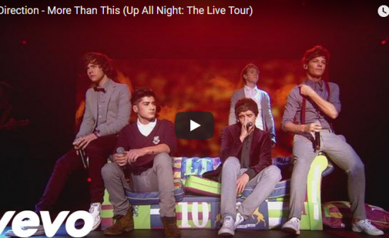 【歌】1億万回再生！One DirectionのMore Than Thisのライブ動画が響くパワーが凄いぜ！