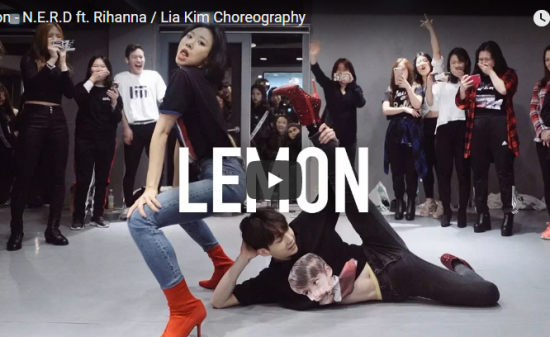 【ダンス】151万回再生！Lia KimがN.E.R.Dのヒット曲Lemonを抜群のセンスで振付し踊る！