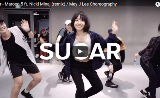 【ダンス】132万回再生！May J Leeが振付し踊るマルーン5のSugarでキラキラ輝きキレキレダンス！