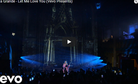 【歌】276万回再生！Ariana GrandeのLet Me Love Youのライブもクールに届け魅了する！