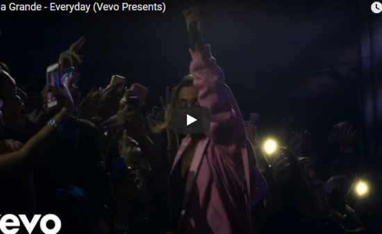 【歌】959万回再生！Ariana Grandeのヒット曲Everydayのライブバージョンも熱く盛り上がる！