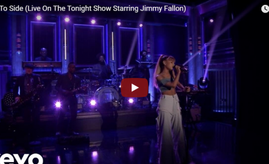 【歌】758万回再生!Ariana GrandeのSide to SideのTVライブも熱く熱く盛り上がる! 3 【歌】758万回再生!Ariana GrandeのSide to SideのTVライブも熱く熱く盛り上がる!