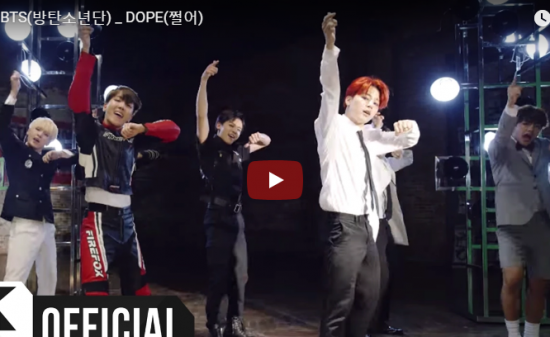 【ダンス】3.7億万回再生！防弾少年団(BTS)のDOPEがパワフルにリズミカルにキレあるダンスで魅了！