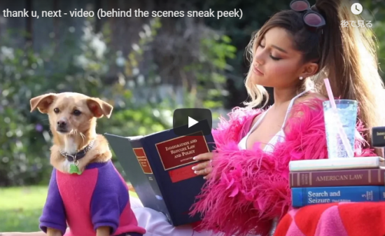 【歌】702万回再生！アリアナ・グランデのthank u, nextがプライベート感溢れる動画と歌が交わり最高！