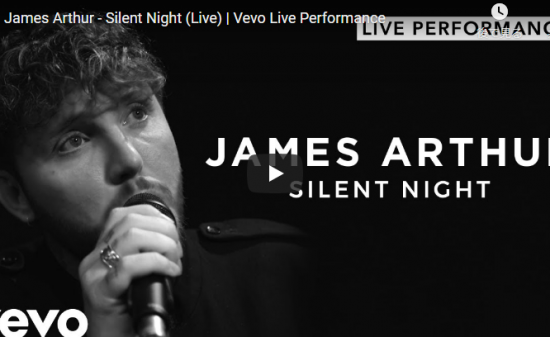 【歌】44万回再生！ジェームズ・アーサーのSilent Nightが静かに包み込み圧倒的な歌唱力で惹き付ける！