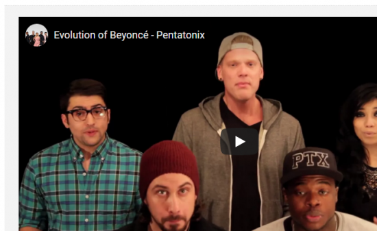 【歌】5895万回再生！ペンタトニックスのEvolution of Beyoncéが惹き込むアカペラ凄！